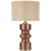 Rosenthal stolní lampa sklo hnědá zlatá Ø40.5x69.5cm stínidlo