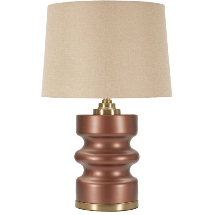 Rosenthal stolní lampa sklo hnědá zlatá Ø36.5x56.5cm E27 max 40W
