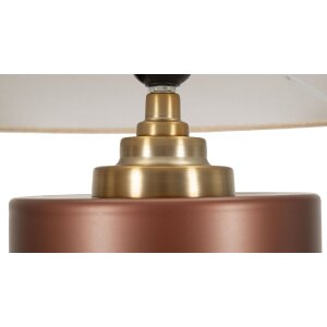 Rosenthal stolní lampa sklo hnědá zlatá Ø36.5x56.5cm E27 max 40W
