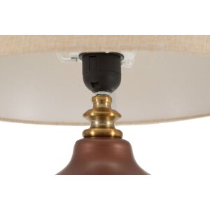 Rosenthal stolní lampa Ø35.5x65 cm hnědá se zlatými akcenty E27 40W