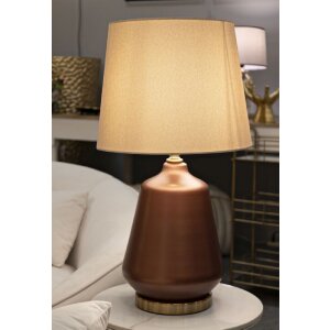 Rosenthal stolní lampa Ø35.5x65 cm hnědá se zlatými akcenty E27 40W