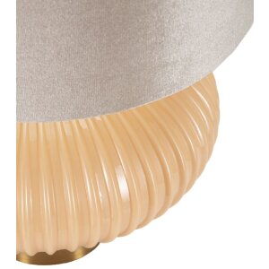 Perly stolní lampa Ø33x49 cm sklo železo perleťově zlatá E27 max 40W