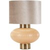 Perly stolní lampa Ø33x49 cm sklo železo perleťově zlatá E27 max 40W