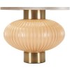 Perly stolní lampa Ø33x49 cm sklo železo perleťově zlatá E27 max 40W