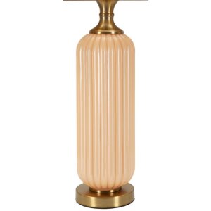 Perly stolní lampa skleněná noha...