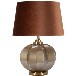 Praga stolní lampa sklo železo látka...