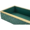 Mauro Ferretti Úložný box Grent 18,8x6,4x10,8 cm zelený-zlatý