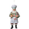Clayre & Eef Vánoční ozdoba Santa Claus 10x6x17 cm