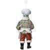 Clayre & Eef Vánoční ozdoba Santa Claus 10x6x17 cm