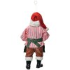 Clayre & Eef 66241 Zavěšená vánoční figurka Santa Claus 17 cm