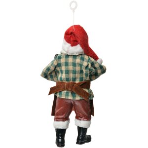 Clayre & Eef Vánoční ozdoba Santa Claus 9x6x17 cm