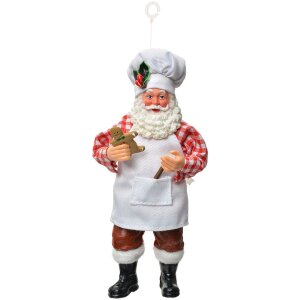 Clayre & Eef Dekorace závěsný Santa...