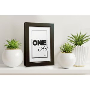 FramesFactory Rám na obrázky Hekla 15x21 cm černý