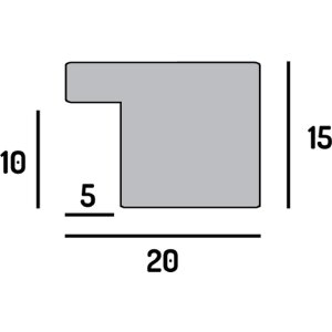 FramesFactory Rám Hekla 59,4x84,1 cm černý