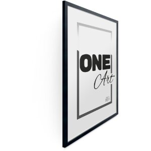 FramesFactory Rám na obraz Hekla 70x100 cm černý