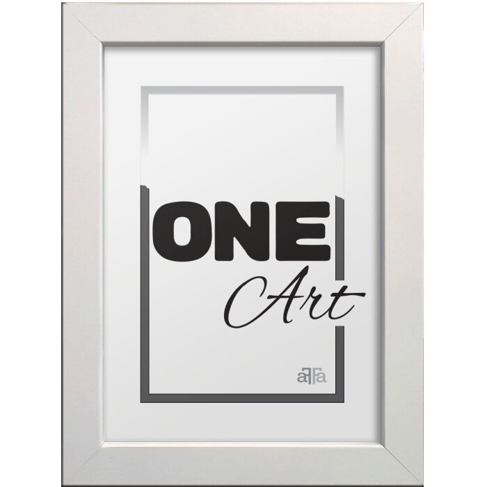 FramesFactory Rám na obrázky Hekla 18x24 cm bílý
