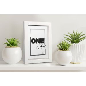 FramesFactory Rám na obrázky Hekla 18x24 cm bílý
