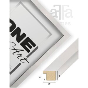 FramesFactory Rám Hekla 42x59,4 cm bílý
