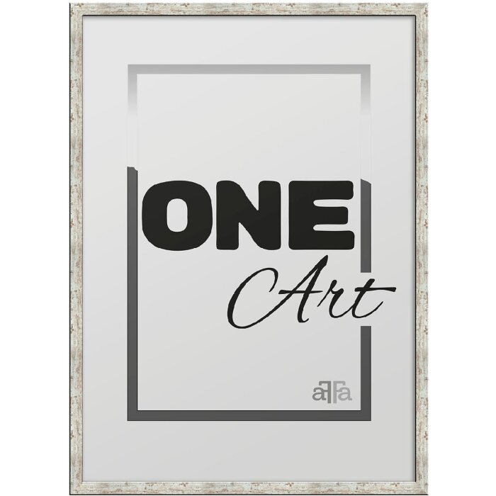 FramesFactory Rám Hekla 40x60 cm Vintage White Wash