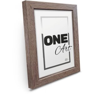 FramesFactory Rámek Hekla 18x24 cm Smoke Oak