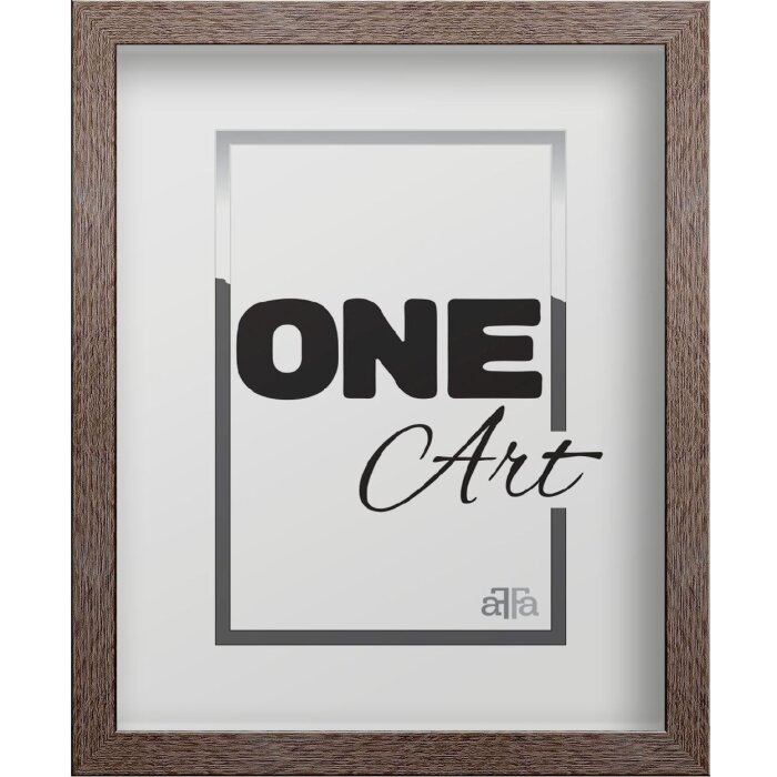 FramesFactory Rámek Hekla 21x29,7 cm Smoke Oak