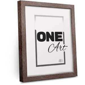 FramesFactory Rámek Hekla 21x29,7 cm Smoke Oak
