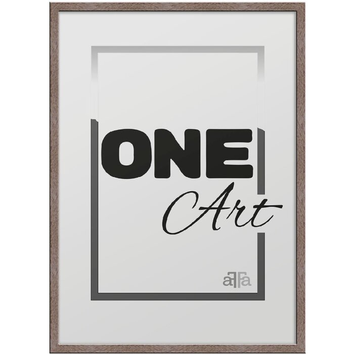 FramesFactory Rám na obrázky Hekla 40x60 cm Smoke Oak