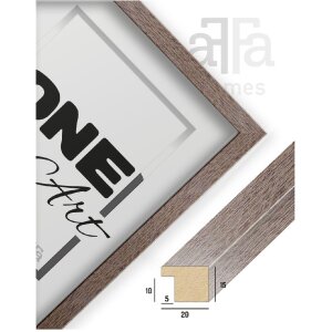 FramesFactory Rám na obrázky Hekla 40x60 cm Smoke Oak