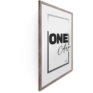 FramesFactory Rám Hekla 50x70 cm Smoke Oak