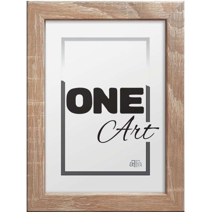 FramesFactory Rámek Hekla 10x15 cm Kartáčované Dubové Dřevo