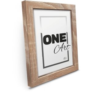 FramesFactory Rám Hekla 13x18 cm Wash Oak