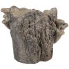 Clayre & Eef Květináč 24x18x18 cm - Hnědo-béžový kamenný vzhled