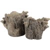 Clayre & Eef Květináč 6TE0577S – Hnědo-béžový 19x17x16 cm