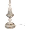 Clayre & Eef Stolní lampa Vintage Ø36x70 cm – Béžová, šedá, zlatá