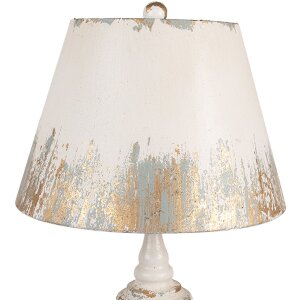 Clayre & Eef Stolní lampa Ø36x55cm E27 Béžová Vintage