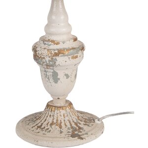 Clayre & Eef Stolní lampa Ø36x55cm E27 Béžová Vintage