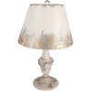 Clayre & Eef Stolní lampa Ø36x55cm E27 Béžová Vintage