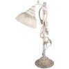 Clayre & Eef Stolní lampa 5LMC0051 – Béžovo-šedá, vintage styl
