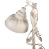 Clayre & Eef Stolní lampa 5LMC0051 – Béžovo-šedá, vintage styl