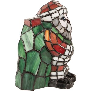 LumiLamp Tiffany Stolní lampa Santa Claus 17x11x22 cm