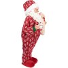 Clayre & Eef Vánoční figurka Santy 45 cm