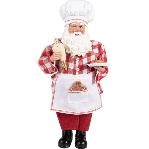 Clayre & Eef Vánoční dekorace Santy...