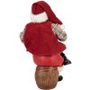 Clayre & Eef Vánoční skřítěk s krčkem – 24 cm dekorativní figurka
