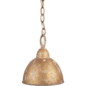 Clayre & Eef Závěsná lampa 6LMP801 Gold...