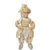 Clayre & Eef Dekorativní závěs Elf 66217 – Béžovo-zlatá, 28 cm
