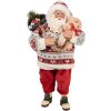 Clayre & Eef Dekorace Santa Claus 13x13x28 cm
