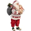 Clayre & Eef Dekorace Santa Claus 13x13x28 cm