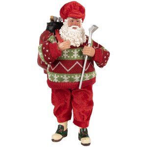 Clayre & Eef Vánoční ozdoba Santa Claus...
