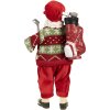 Clayre & Eef Vánoční ozdoba Santa Claus Golf 15x10x28 cm