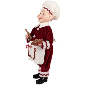 Clayre & Eef Vánoční elfík – 30 cm